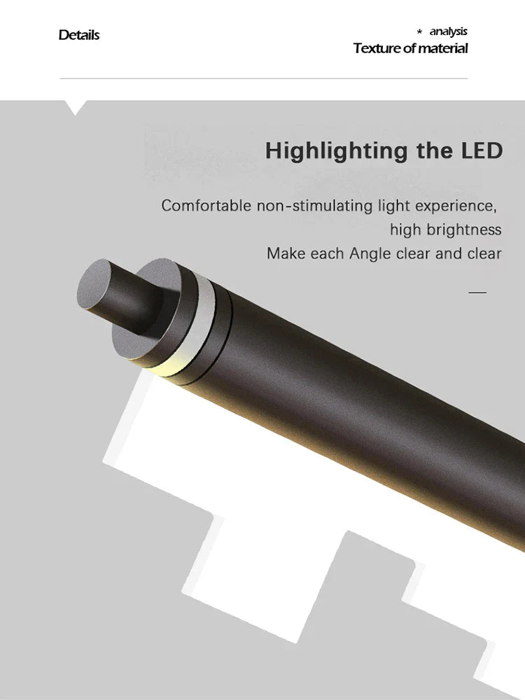 Lámpara colgante LED DecorBites™ para comedor, isla de cocina, bar e iluminación de techo