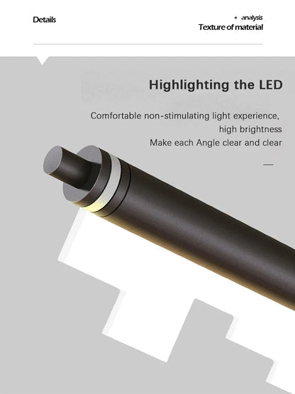 Lámpara colgante LED DecorBites™ para comedor, isla de cocina, bar e iluminación de techo