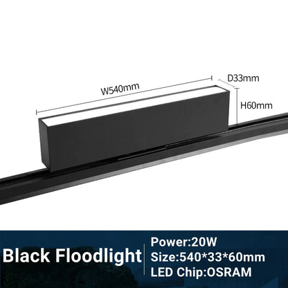 DecorBites™ LED Track Light 10/20W COB Adjustable Grille Spot Lamp Linear Fill Rail Lighting