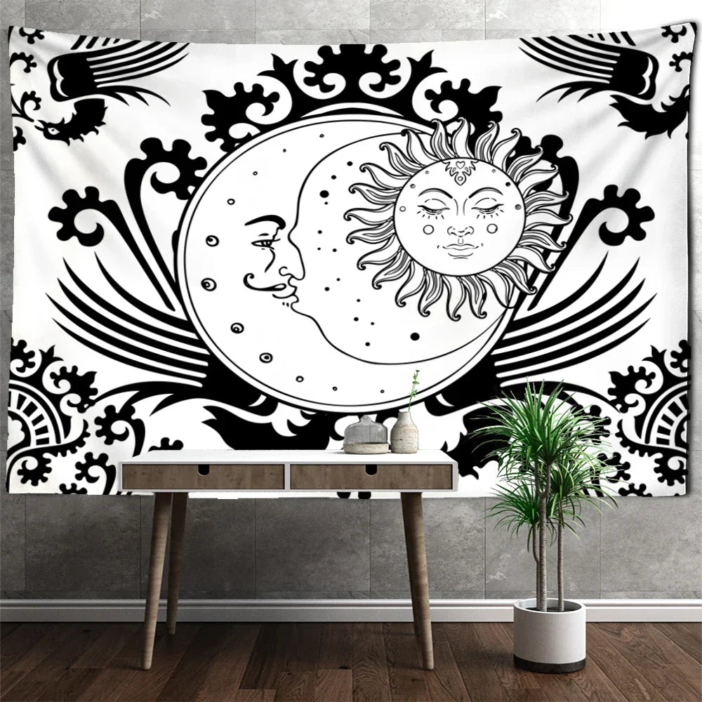 Decobites Celestial Mandala Hippie Tapestry Wall Hanging Dorm Decor