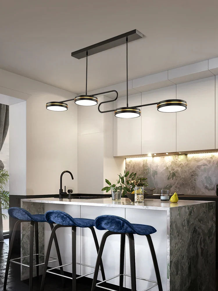 DecorBites™ LED Pendant Lights: Remote Controlled Modern Lighting for Home Décor