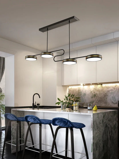 DecorBites™ LED Pendant Lights: Remote Controlled Modern Lighting for Home Décor