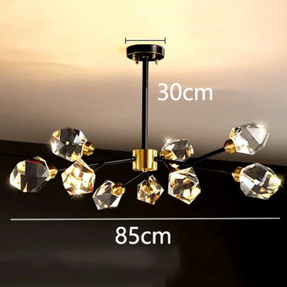 DecorBites™ LED Indoor Chandelier Lighting for Living Room, Bedroom, and Dining Room