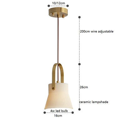 DecorBites™ Ceramic LED Pendant Lights - Japanese Style, Nordic Modern Hanging Light