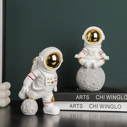 DecorBites™ Electroplated Golden Astronaut Figurines, Creative Home Decor & Gifts
