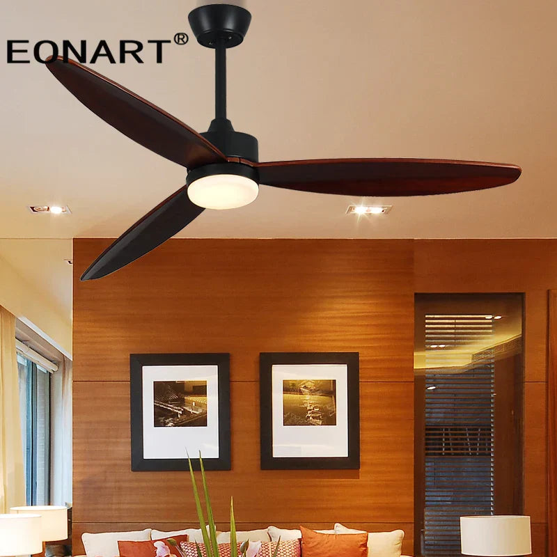 مروحة سقف ديكوربايتس™ الحديثة مقاس 60 بوصة مزودة بإضاءة LED وجهاز تحكم عن بعد