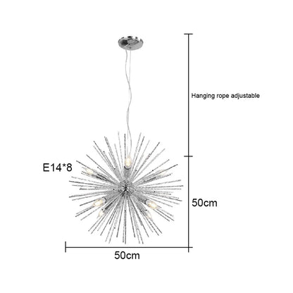 DecorBites™ Dandelion Sea Urchin Chandelier LED Indoor Lighting.