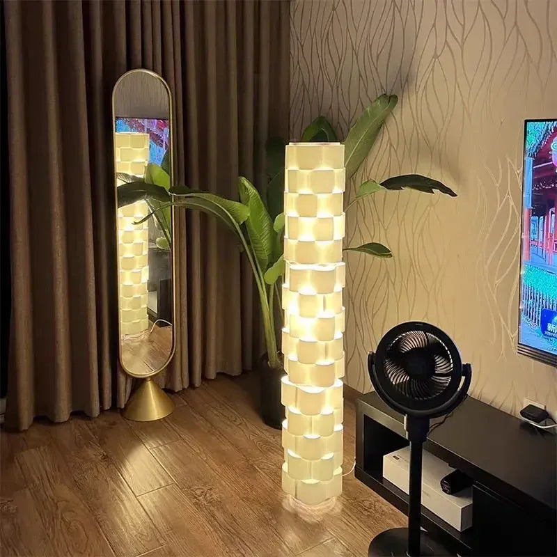 DecorBites™ Elegant Luxury Vertical Floor Lamp for Living Room, Bedroom, and Sofa Decor