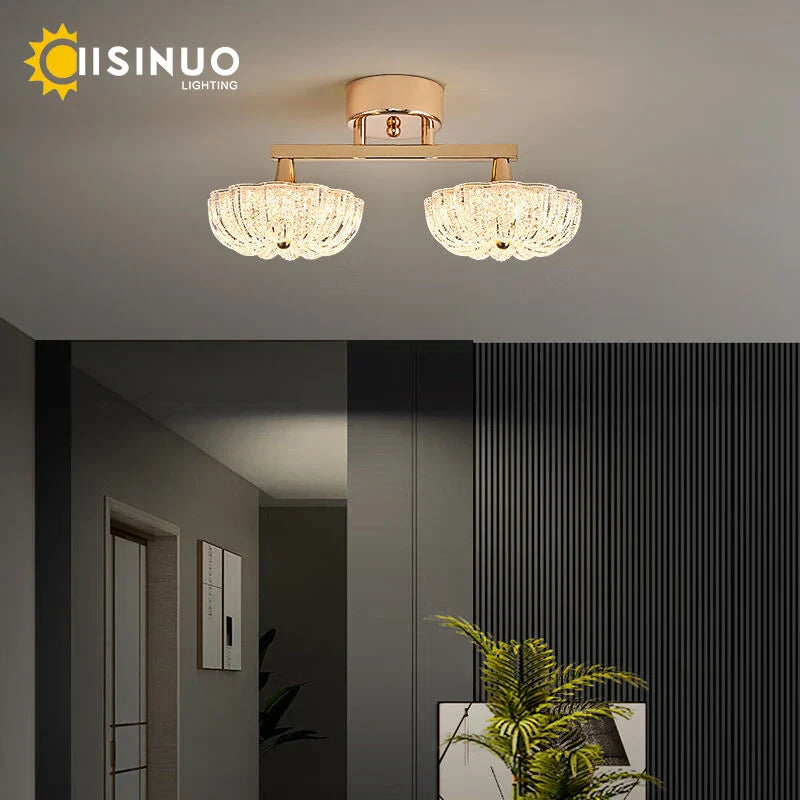 DecorBites™ Gold LED Ceiling Light for Home Bedroom Living Room Kitchen Lighting Fixtures