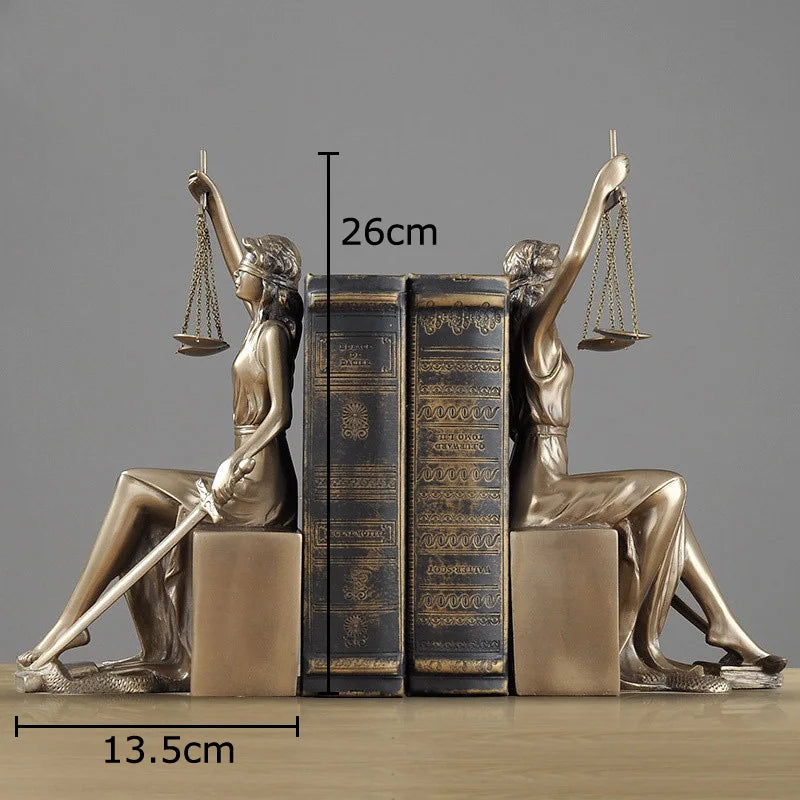 DecorBites™ Justice Goddess Resin Sculpture - Room Aesthetic Decor