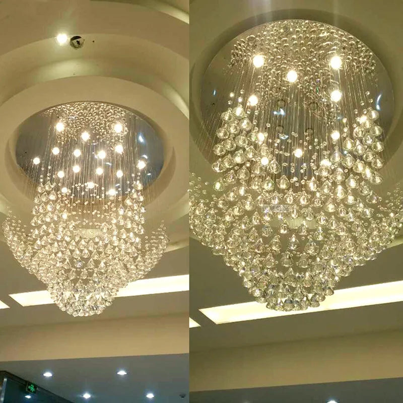DecorBites™ Crystal Chandelier for Living Room, Bedroom, Dining Room, Staircase