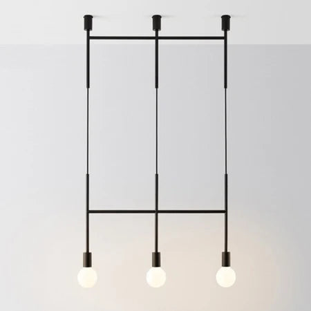 ديكوربايتس™ مصابيح معلقة هندسية من الحديد لغرفة الطعام وغرفة النوم والمقهى والديكور الداخلي