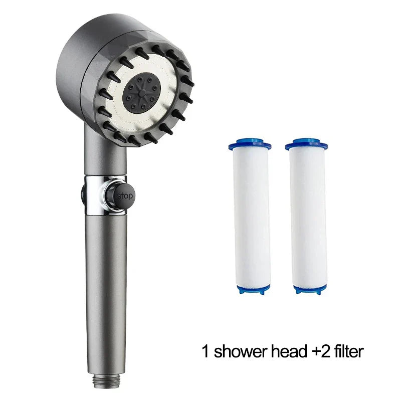 Metallic Multi-Mode Shower Set