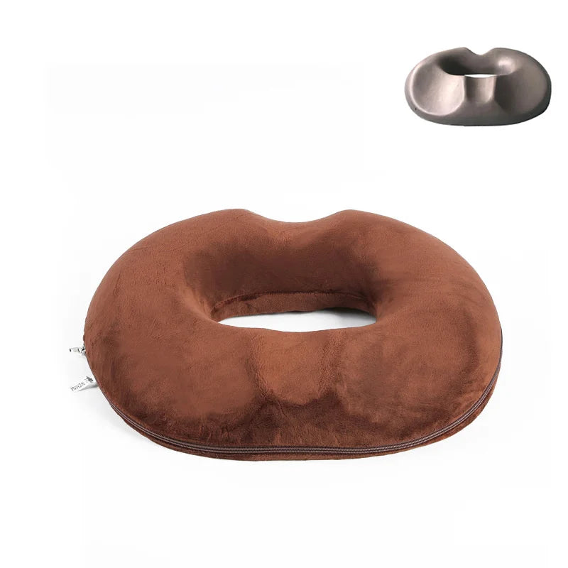 DecorBites™ Hemorrhoid Prostate Health Seat Cushion: Removable Bamboo Charcoal Core Butt Cushion