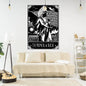 Decobites Hippie Tarot Card Tapestry: Astrology & Witchcraft Wall Hanging for Home Decor