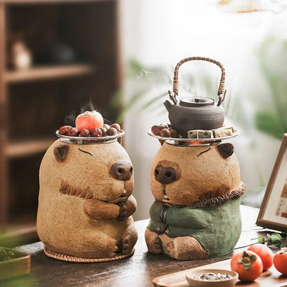 DecorBites™ Handmade Refractory Carbon Oven Surrounding Stove Electric Ceramic Stove