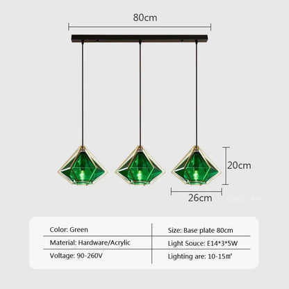 DecorBites™ LED Glass Pendant Light for Home, Cafe, Bar | Modern Designer Art Lamps