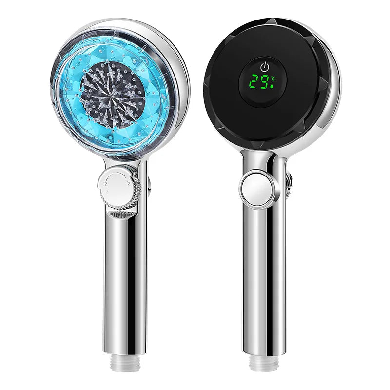 Ducha de filtrado LED Decorbites™ con pantalla digital - Ahorro de agua a alta presión