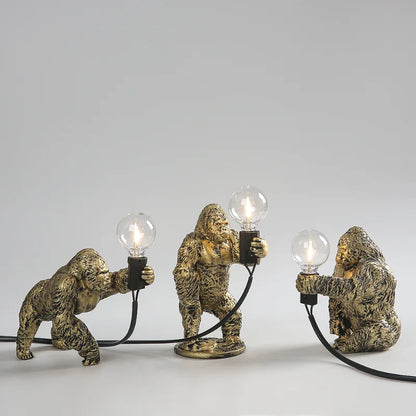 DecorBites™ Gorilla Night Light Indoor Decor Resin Small Lamp