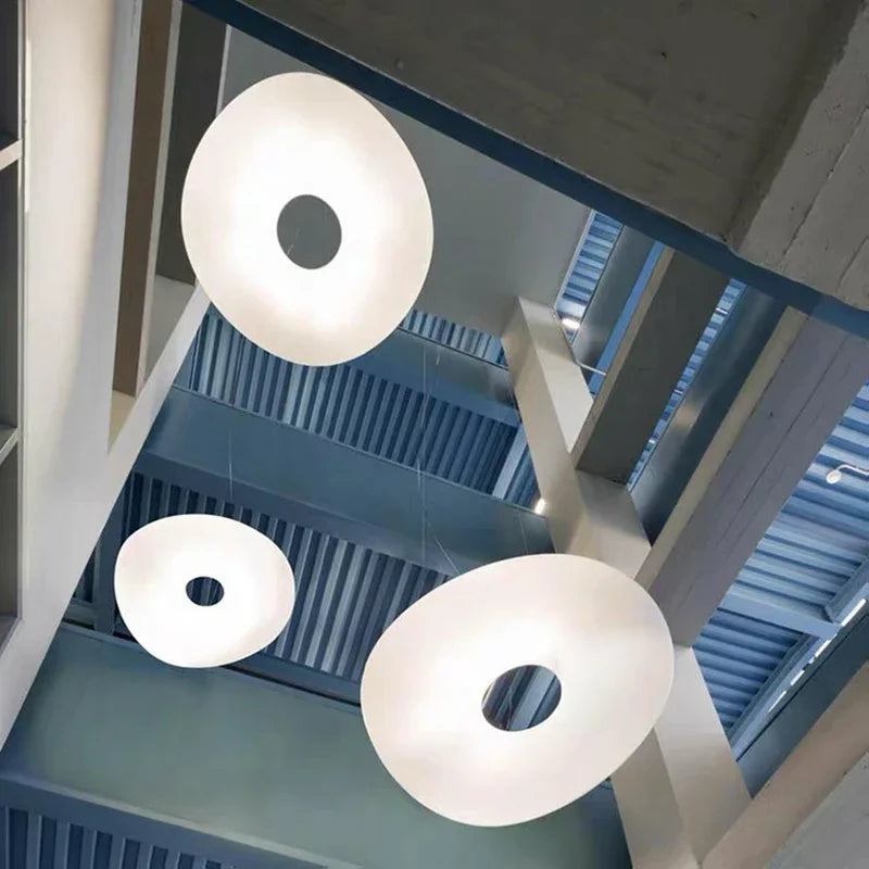 DecorBites™ Cloud LED Pendant Light for Home Office Decor - Creative Circular Hanging Lamp