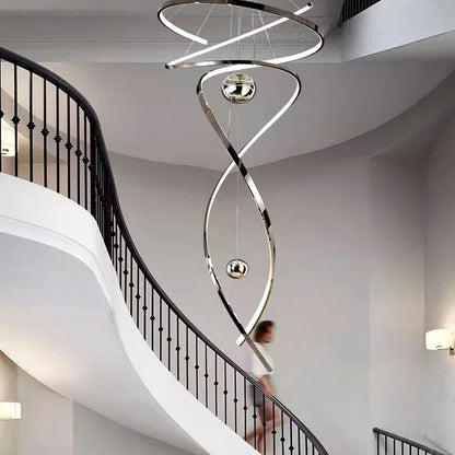 DecorBites™ LED Staircase Chandelier Pendant Light Indoor Lighting
