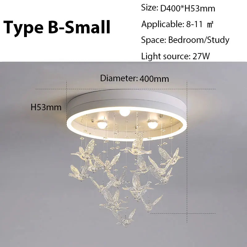 DecorBites™ Dancing Girl LED Chandelier: Modern Kids Room Light, Cartoon Ceiling Lamp