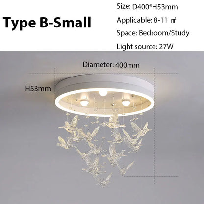 DecorBites™ Dancing Girl LED Chandelier: Modern Kids Room Light, Cartoon Ceiling Lamp