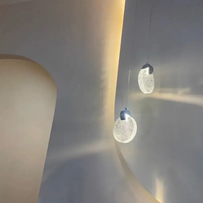 DecorBites™ LED Crystal Pendant Light for Bedroom and Bathroom