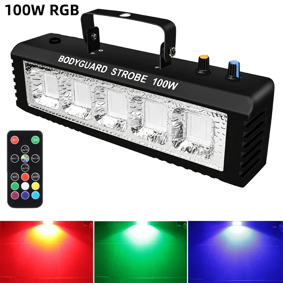 Luces Estroboscópicas LED Decorbites™ con Control Remoto para Iluminación de Escenario de Fiesta