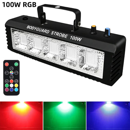 Luces Estroboscópicas LED Decorbites™ con Control Remoto para Iluminación de Escenario de Fiesta