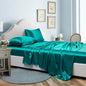 Satin Luxury Bed Sheet Set by Decobites: Soft Silky Sheets for King/Queen Size Bed