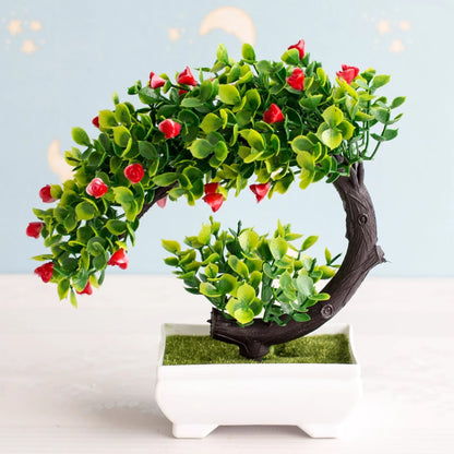 DecorBites™ Artificial Bonsai Tree Potted Plant for Home, Hotel & Garden Decor