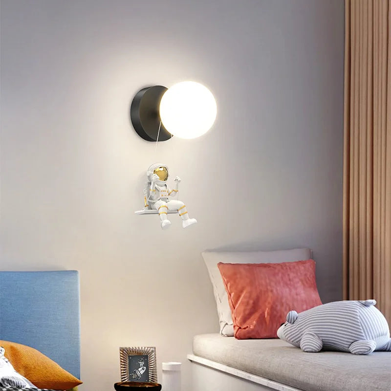 Astronaut Wall Light Fixture