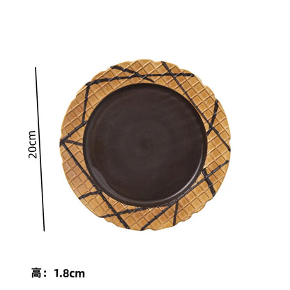 Juego de vajilla de cerámica DecorBites™ Creative Biscuit para aperitivos, postres y café