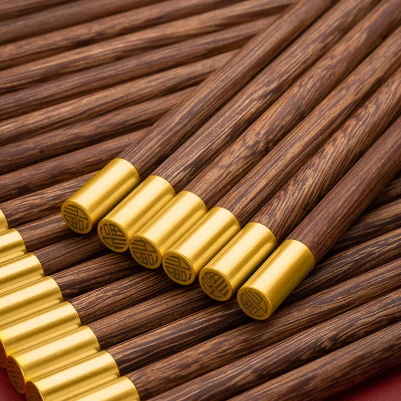 DecorBites™ Chicken-wing Wood Chopsticks Set • High Grade Reusable Tableware