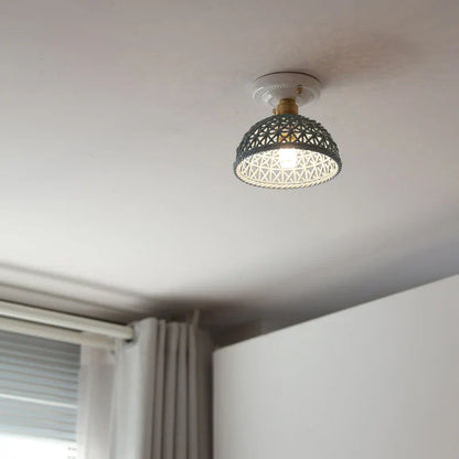 DecorBites™ Ceramic LED Ceiling Lamp Indoor Lighting Semi-Circular Light Fixture