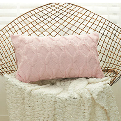 غطاء وسادة مخملي بنمط هندسي ماسي من DecorBites™ لديكور منزلي أنيق