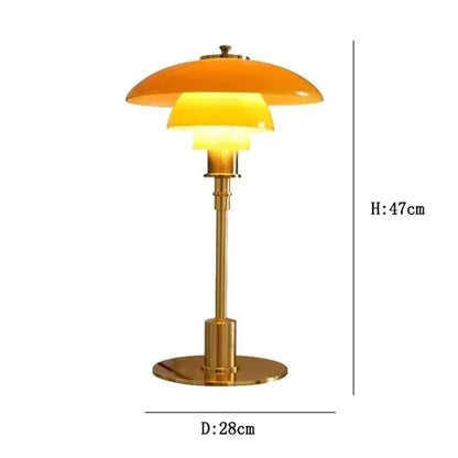 DecorBites™ LED Glass Desk Lamp for Living Room Bedroom