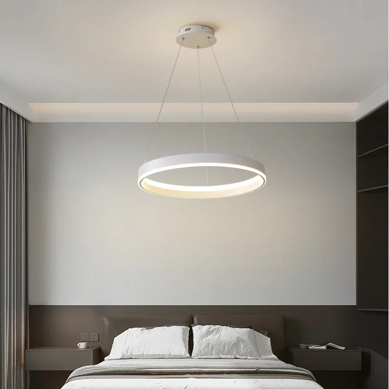 DecorBites™ LED Pendant Lamp: Modern Minimalist Style for Bedroom, Kitchen & Foyer