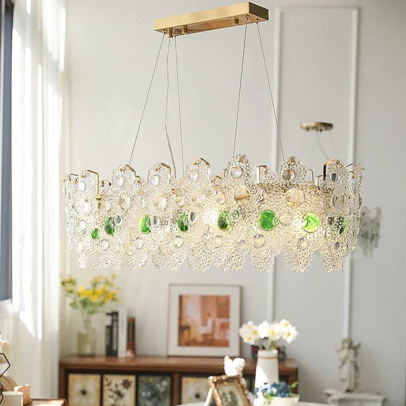 DecorBites™ Crystal Chandelier: Elegant Retro Lighting for Bedroom, Dining, Living Room & Cloakroom