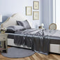 Satin Luxury Bed Sheet Set by Decobites: Soft Silky Sheets for King/Queen Size Bed