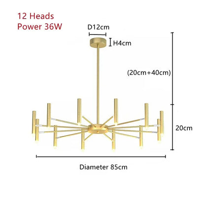 DecorBites™ Art Pendant Chandelier - Nordic LED Indoor Lighting Fixture