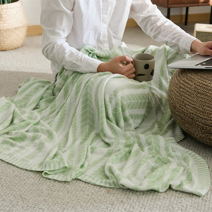 DecorBites™ Bamboo Knitted Cooling Blanket