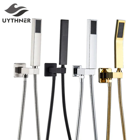 DecorBites™ Handshower Head with Stainless Steel Hose - Wall Mounted Faucet Set