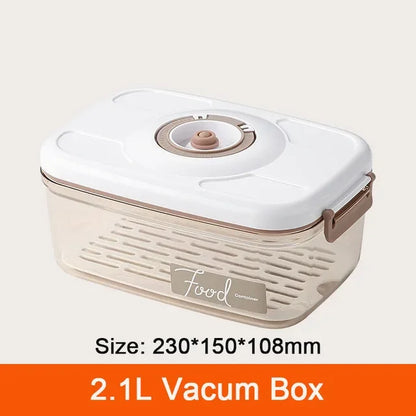 DecorBites™ Fresh-Keeping Vacuum Canister: Large Capacity Food Organizer.