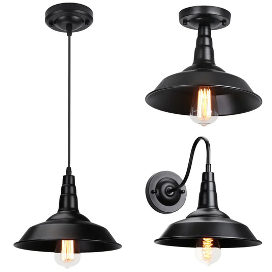 DecorBites™ Industrial Pendant Lamp: Modern Retro Loft Chandelier for Kitchen, Living Room.