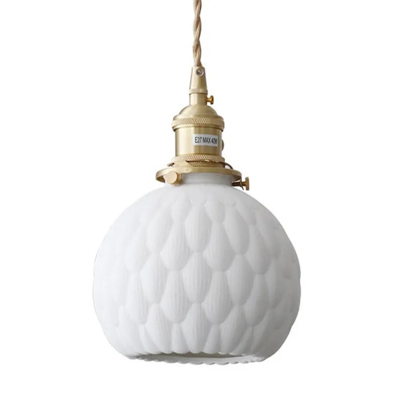 DecorBites™ Ceramic LED Pendant Lights | Copper Modern Hanglamp for Home Indoor Lighting