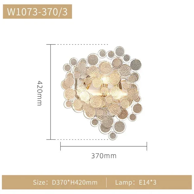 Lámpara de techo LED DecorBites™ de diseño nórdico de lujo para iluminación de sala de estar, comedor y dormitorio