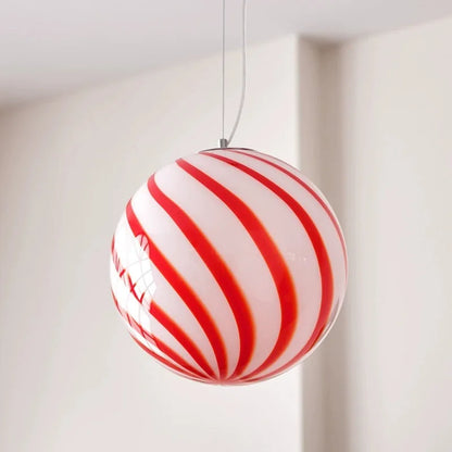 Modern Colorful Glass Ball Pendant Light