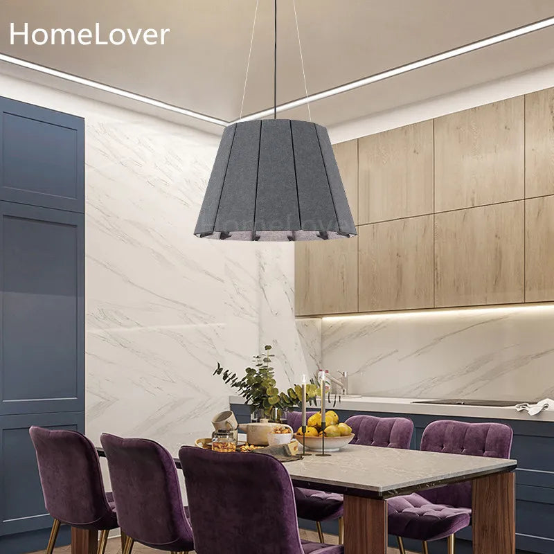 Decorbites™ Echo Gefiltrte Pendelleuchte: Nordischer Stil, kreatives Design, farbiger Lampenschirm, Beleuchtung für Wohnzimmer & Esszimmer